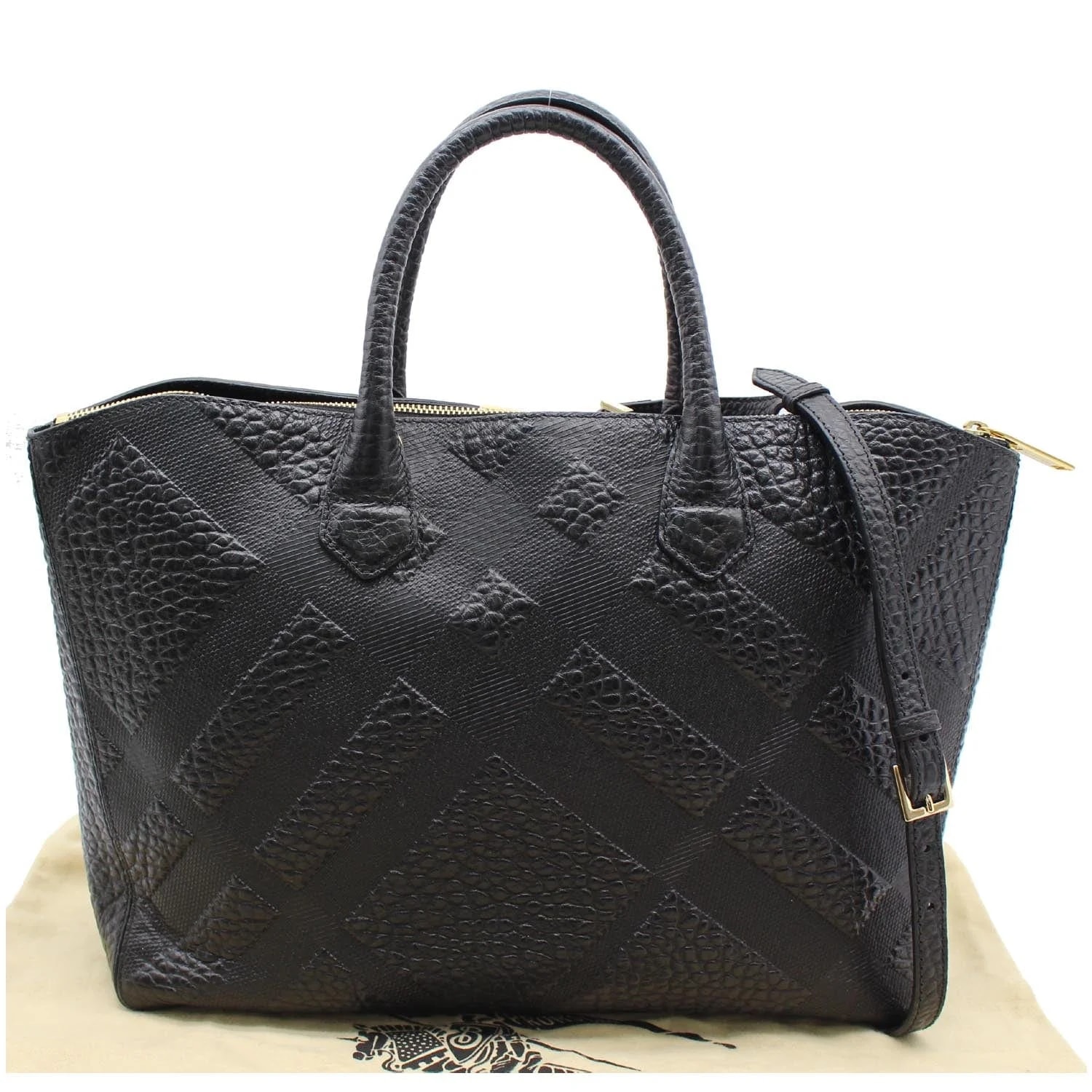 Burberry Dewsbury Medium Grain Check Embossed 4
