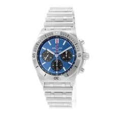 Breitling Chronomat B01 42 AB0134 Blue Steel Chronograph Box and Card 4