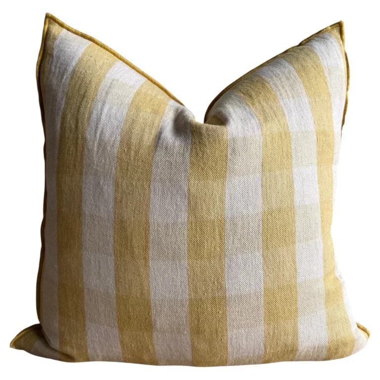 Bloom Home Inc — French Linen Accent Case – Vichy Paille — Furniture — resale