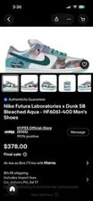 Size 7.5 - Futura Laboratories X Nike Dunk SB Low Bleached 3