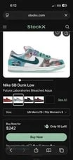 Size 7.5 - Futura Laboratories X Nike Dunk SB Low Bleached 4