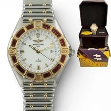Breitling — Breitling Lady J Class 18k Gold & Stainless Steel White 31mm W/ BOX — Watch — resale