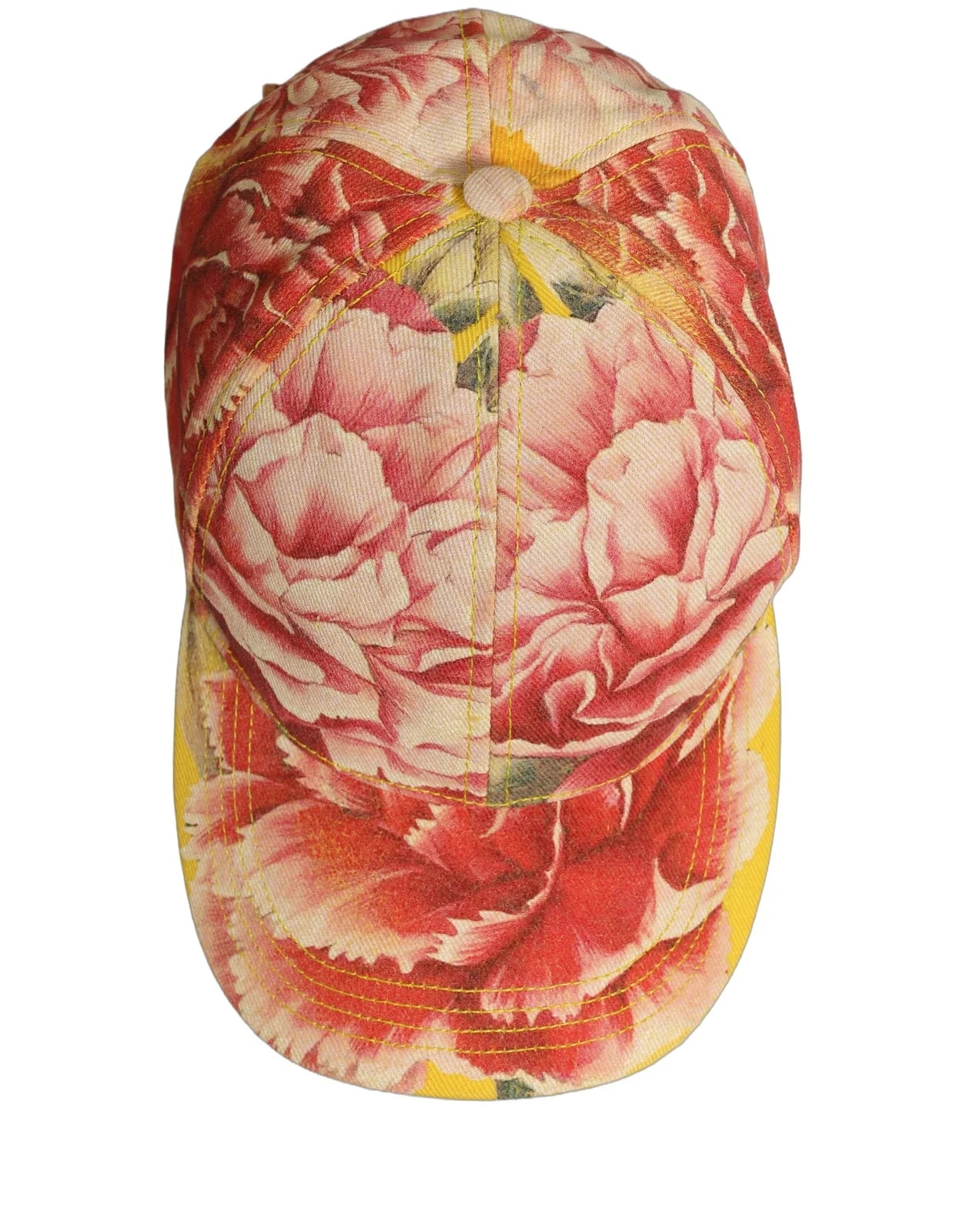Dolce & Gabbana Cotton Floral Baseball Capello Hat 3