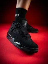 Size 7-14Air Jordan 4 Retro ‘ Cat’ 2025 (FV5029-010) Size 2