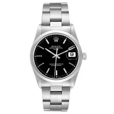 Rolex Oyster Perpetual Date Steel Black Dial 15200 2