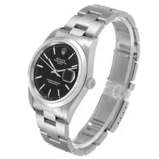 Rolex Oyster Perpetual Date Steel Black Dial 15200 4