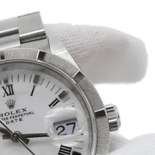 Rolex Oyster Perpetual Date 34mm Stainless Steel White Dial 15210 4