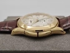 Patek Philippe 5134J Travel Time 37mm 18k Yellow Gold Silver Dial 3