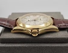 Patek Philippe 5134J Travel Time 37mm 18k Yellow Gold Silver Dial 4