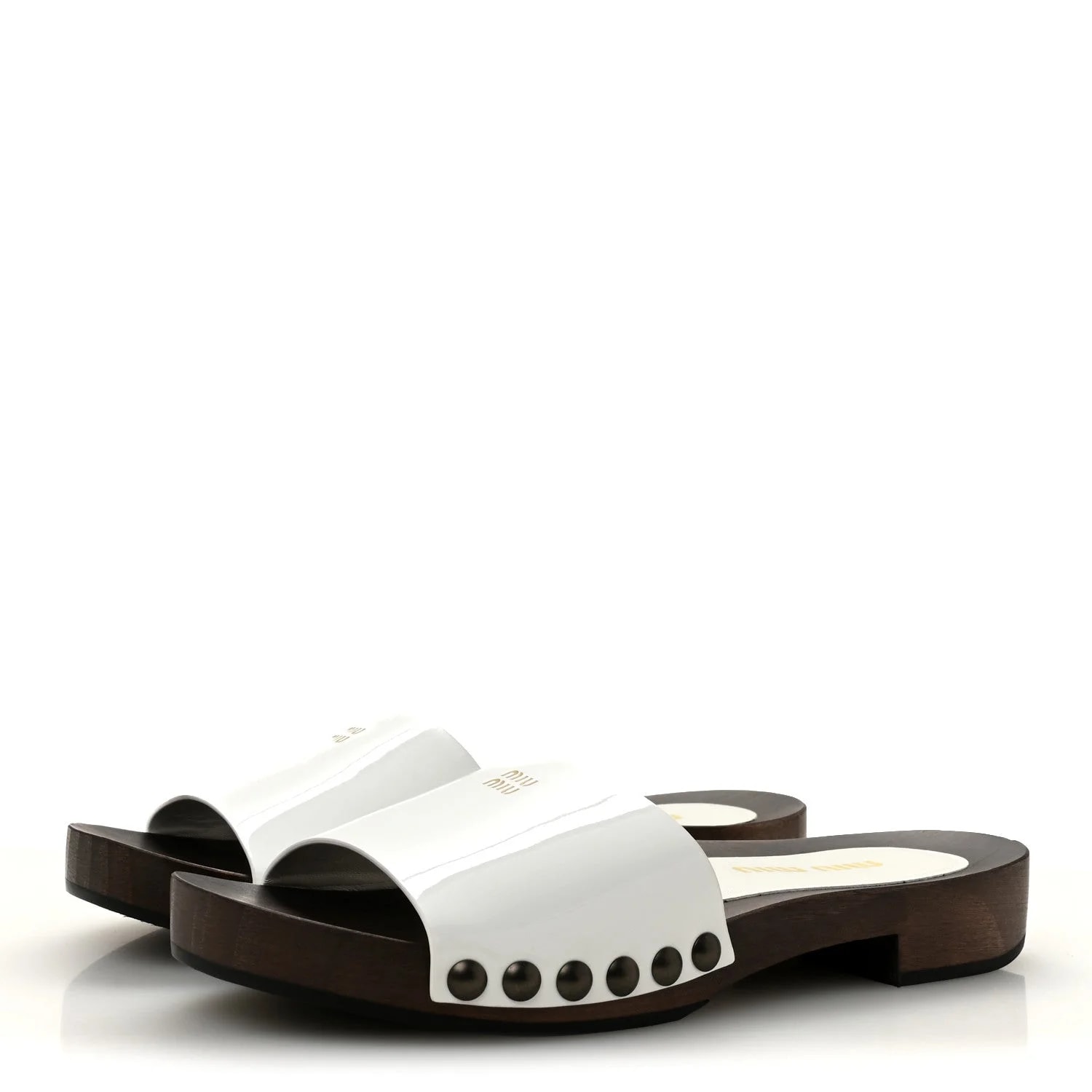 Vernice Logo Slide Clogs 36 4