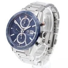 TAG Heuer Carrera Calibre 16 CBM2112-0 41mm SS Navy #C5677 2