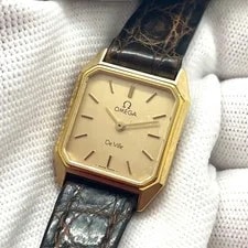 Omega — Battery Replaced / Comes With Box Omega de Ville Gold Octagon — Watch — resale