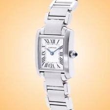 Cartier Tank Francaise Quartz Stainless Steel W51008Q3 3