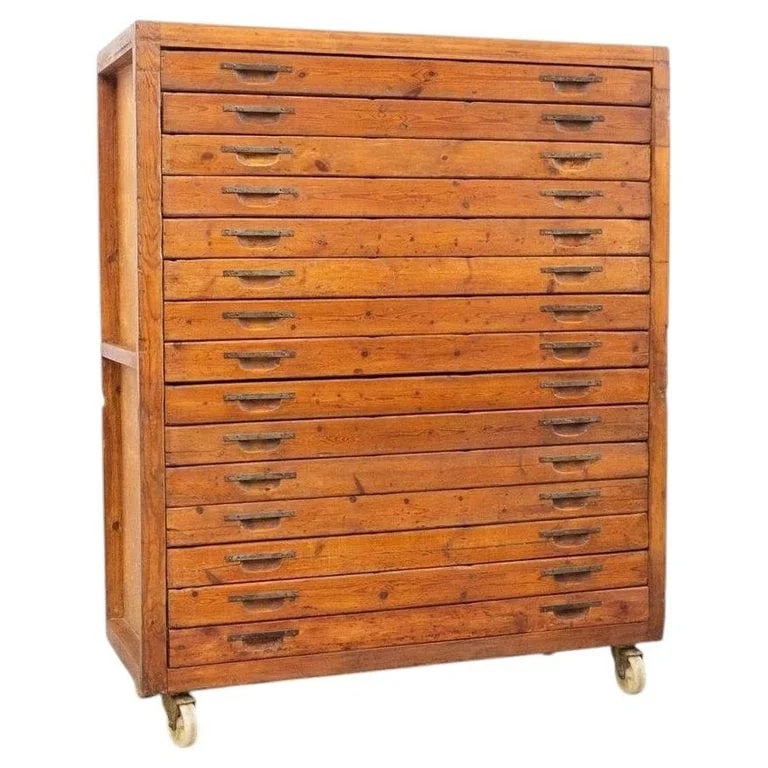 Early 20th Century Large French File Cabinet — Furniture — resale