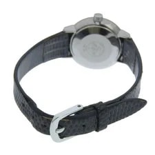 Omega de Ville 535 013 Stainless Steel / Leather 25mm Navy Dial #NW406 4