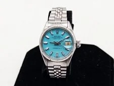 Rolex — Estate $10,000 Rolex Datejust Blue Tiffany & Co SS Serviced — Watch — resale