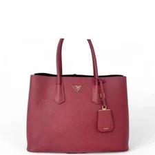 Prada — Prada Large Double Dark (pa061226c4r) — Handbag — resale