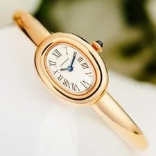 Cartier — Cartier 18k Rose Gold Baignoire Size 15 – BOX & Papers – WGBA0047 — Watch — resale