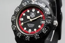 *Near * TAG Heuer 383.513 Formula 1 Black Red Dial 35mm Quartz 3