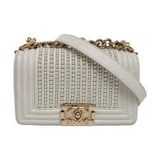 Chanel — Chanel le Boy Small Crossbody Flap Auth — Handbag — resale