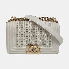 Chanel le Boy Small Crossbody Flap Auth 3