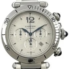 Cartier — Cartier Pasha de 41mm Chronograph WSPA0018 Silver #132 — Watch — resale