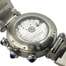 Cartier Pasha de 41mm Chronograph WSPA0018 Silver #132 2