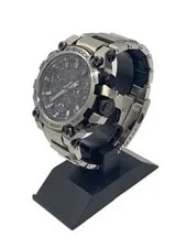 Casio Solar G Shock Analog BLK SLV From Japan 2