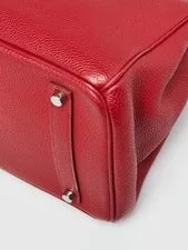 Hermes 35cm Grenat Palladium Plated Birkin 4