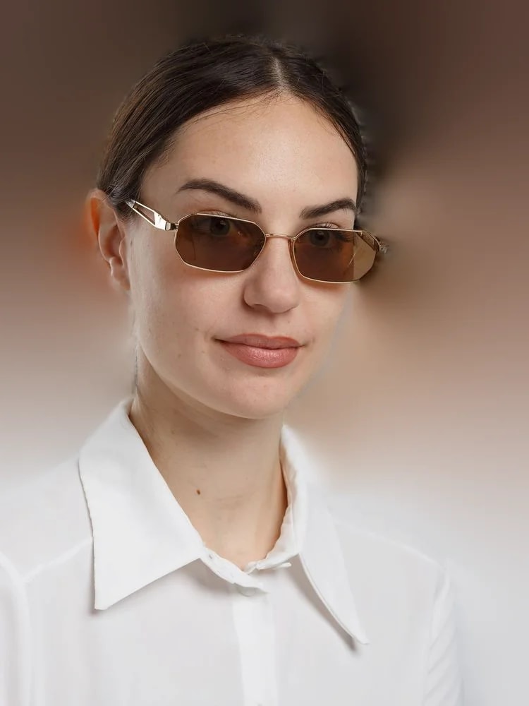 Hickmann Hi3248 Metal Rectangle Sunglasses — 3
