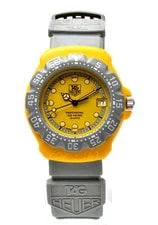 TAG Heuer Formula 1 382.513/1 Yellow Gray 200M Quartz #45 4