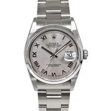Rolex — Rolex Datejust 16200 36mm Stainless Steel Silver Dial Automatic Date #KN236 — Watch — resale