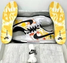 Nike SB Dunk Low Pro Raygun Tie-dye Size 11.5M BQ6832101 (2019) NEW OG All 3