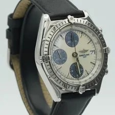 Breitling Chronomat A13050.1 Steel White MOP Chronograph 39 Mm 2