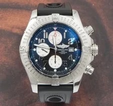 Breitling Super Avenger A13370 Automatic Black Dial 2