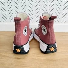 ⭐Converse Run Star Hike Hi Platform Sz 6 Shoes Chunky A00852C 4