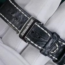 Audemars Piguet Royal Oak Offshore White Dial Leather Strap SET 26170ST 3