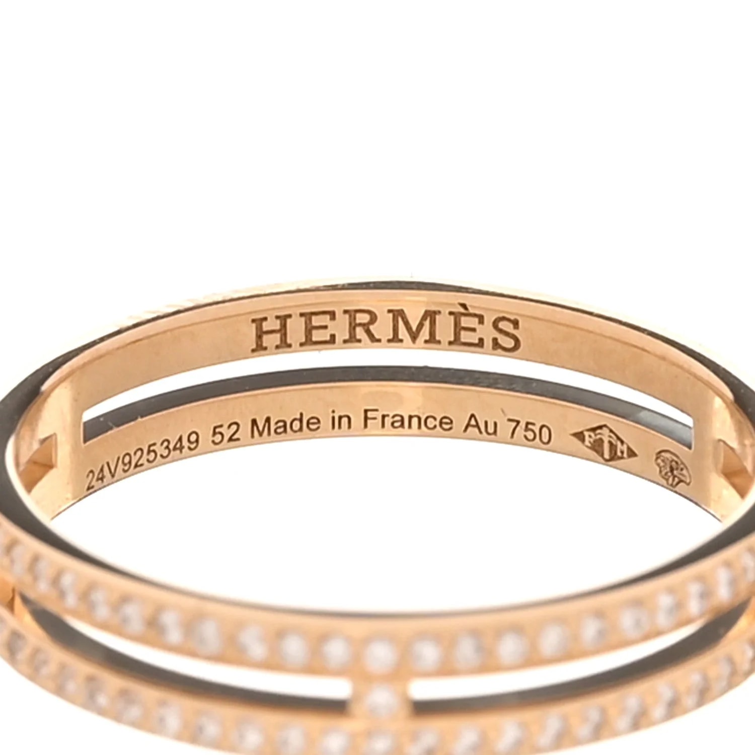 18K Rose Gold Ariane Wedding Band 52 6 4