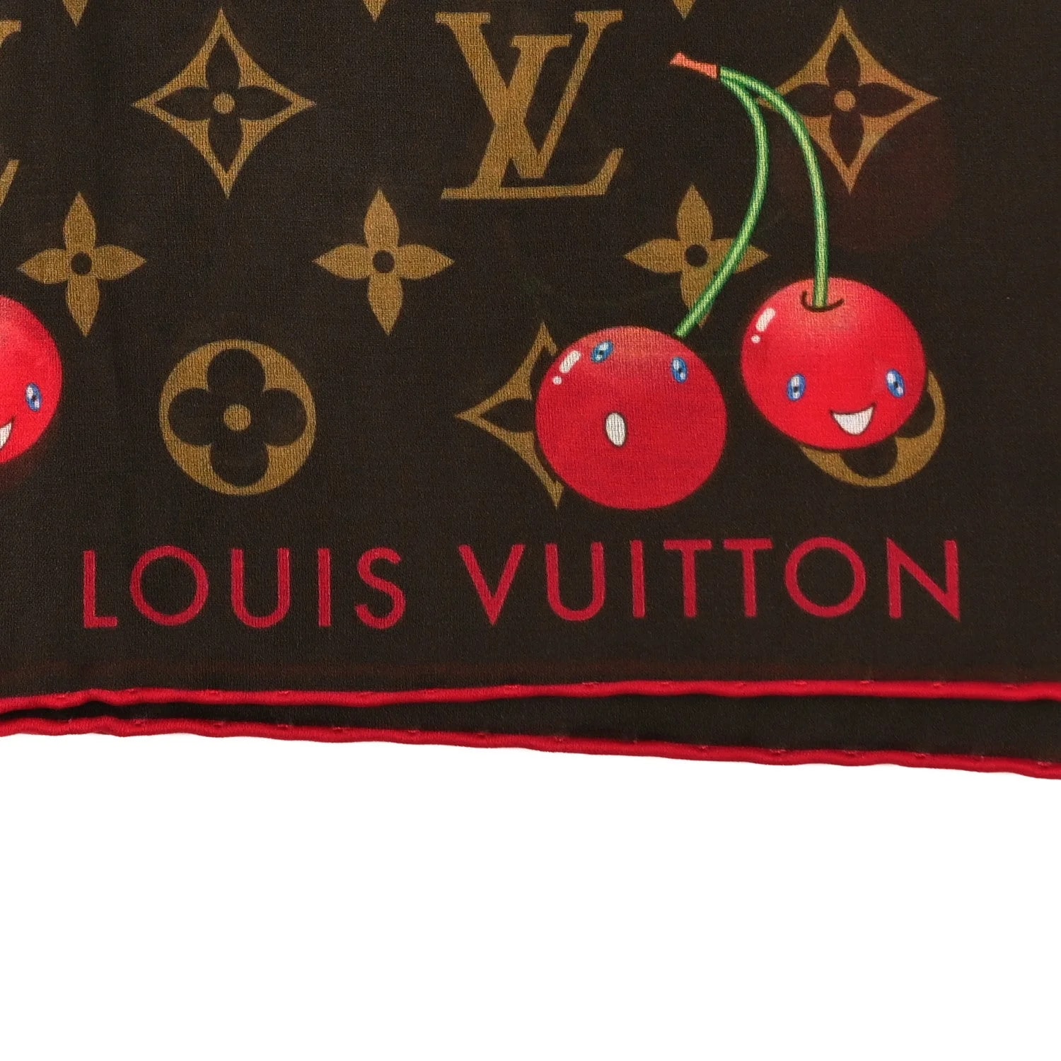X TM Cotton Cerises Square Scarf 55 2