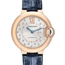 Cartier — Cartier Ballon Bleu 33 Rose Gold Diamond WGBB0053 — Watch — resale
