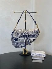 Dior — Dior Saddle Embroidery Hobo [] — Handbag — resale