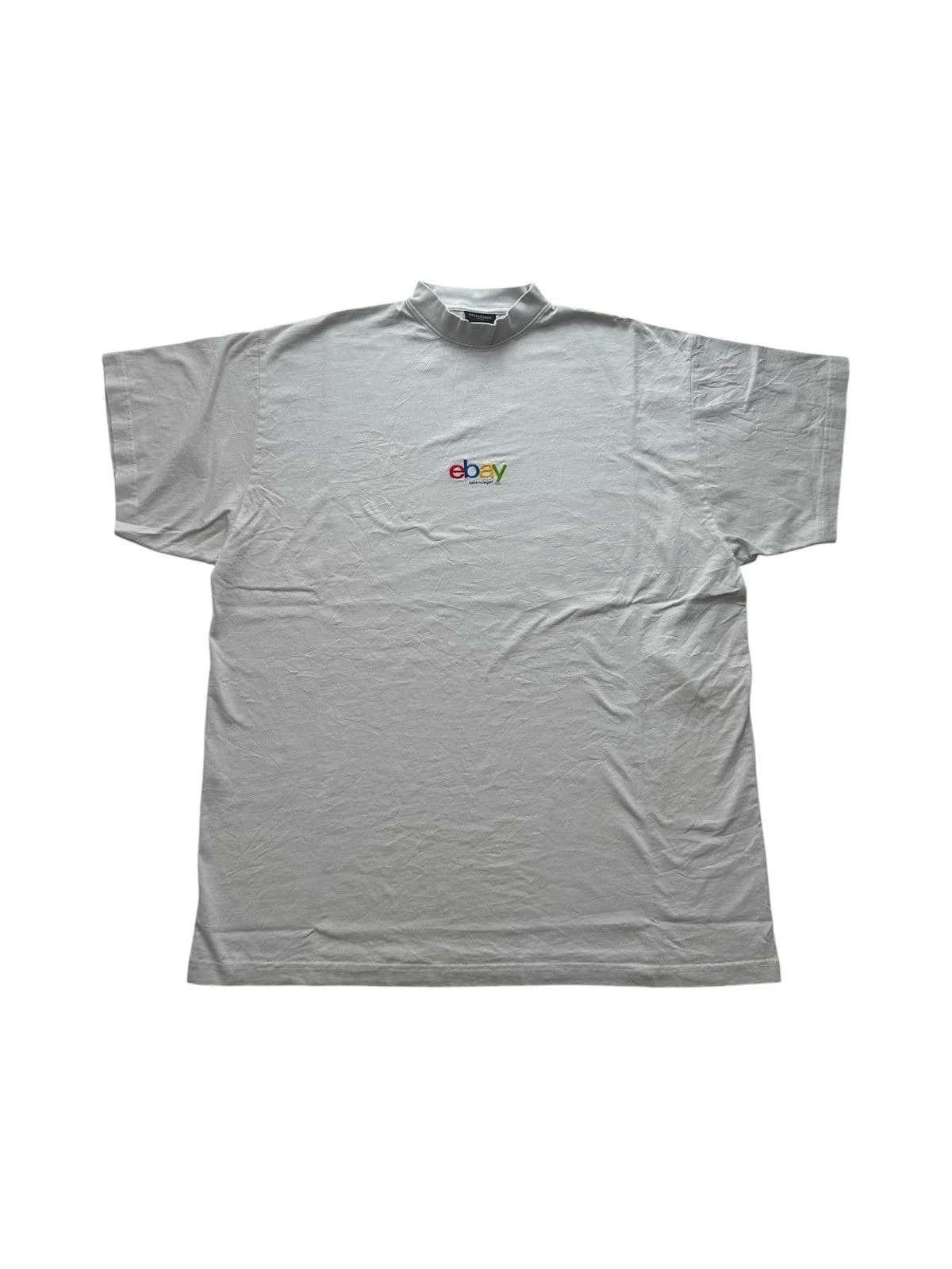 Balenciaga — Balenciaga X eBay W24 Logo Shirt Dirty Sz2 NEW — streetwear — resale