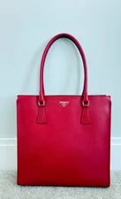 Prada — Prada Dual Top Handle Cinghiale Shopper — Handbag — deal
