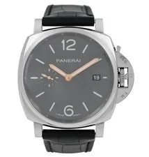 Panerai Luminor Due PAM01250 Gray Sunburst Dial Steel Date 42MM Full Set 2
