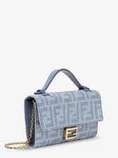 Fendi $1300 Baguette Continental Chain Wallet New 3