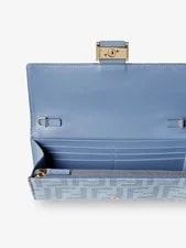 Fendi $1300 Baguette Continental Chain Wallet New 4