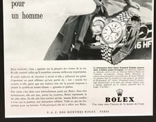 Rolex 1960s Poster Colored France Paris Advertisement Antique Free 4