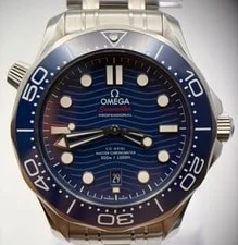Omega Seamaster 300M Blue Wave Dial 42mm 210.30.42.20.03.001 Box & Papers 2