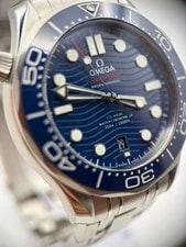 Omega Seamaster 300M Blue Wave Dial 42mm 210.30.42.20.03.001 Box & Papers 3