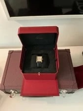 Cartier — Cartier Tank Louis WGTA0343 18K Yellow Gold Silver Dial Quartz Box Paper — Watch — resale